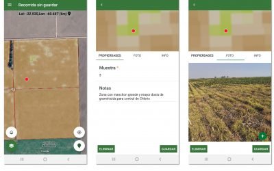 Field visits using Farm 360 App